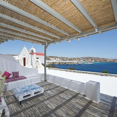 プサロウ Mykonos Azureアパートホテル エクステリア 写真